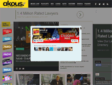 Tablet Screenshot of akous.gr